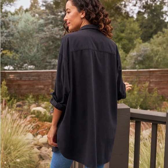 Frank & Eileen Mackenzie Black Flannel Shirt - Picture 2 of 6